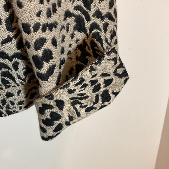 Zanella Italian-made leopard print blazer Poly/Cotton black/tan 8 - Picture 4 of 9